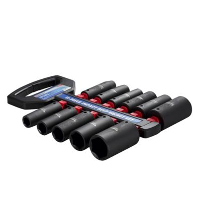 Image showing  1/2 in. Drive SAE Assorted Impact Deep Socket Set, 11 pc.