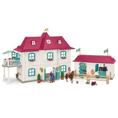 Image showing  Lakeside Country House and Stable Playset