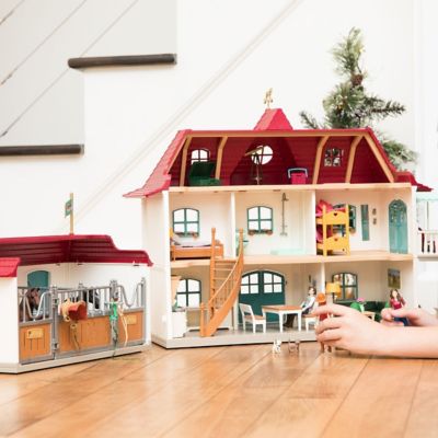 Image showing 7 th Schleich Lakeside Country House and Stable Playset