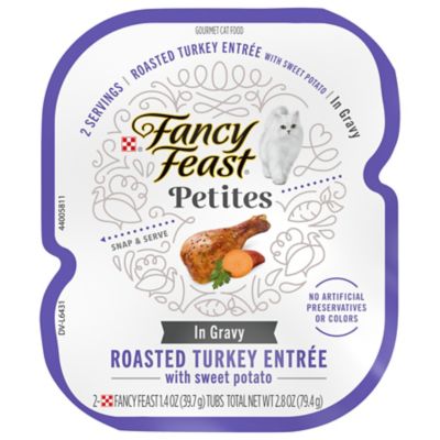 Fancy Feast Petites Turkey in Gravy Wet Cat Food, 2.8 oz. Can
