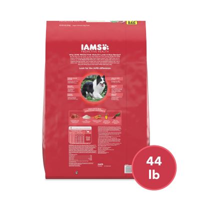 Image showing  ProActive Health MiniChunks Adult Lamb and Rice Recipe Dry Dog Food