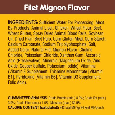 Image showing 9 th Pedigree Adult Soft Meaty Choice Cuts in Gravy Wet Dog Food Variety pk., 3.5 oz., Pack of 18 Pouches