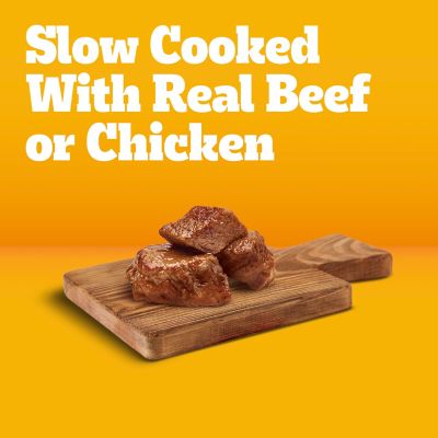 Image showing  Adult Chopped Ground Dinner and Choice Cuts Chicken, Beef and Vegetables Wet Dog Food pk., 3.5 oz., Pack of 30 Pouches