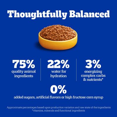 Image showing 6 th Pedigree Adult Chopped Ground Dinner and Choice Cuts Chicken, Beef and Vegetables Wet Dog Food pk., 3.5 oz., Pack of 30 Pouches