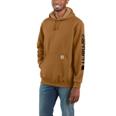 Carhartt Men's K288 Signature Logo Hooded Sweatshirt