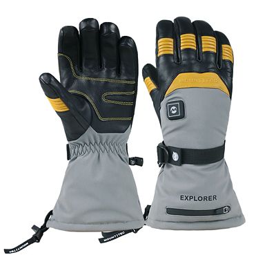 Image showing  Unisex Adult Leather Explorer 5 Performance Heated Winter Gloves, 1-Pair