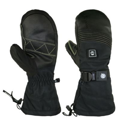 Image showing  Unisex Adult Leather Explorer 4S Performance Heated Mittens, 1-Pair