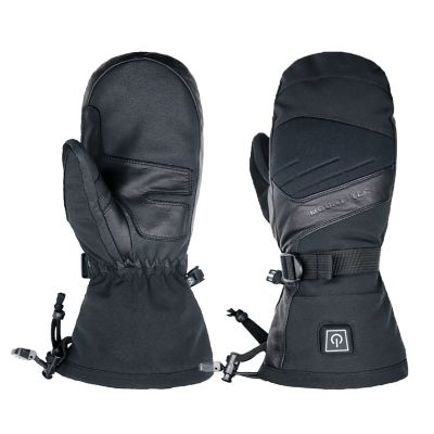 Mount Tec Unisex Adult Leather Explorer 3 Performance Heated Mittens, 1-Pair