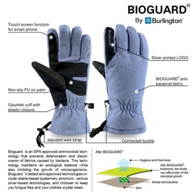 Image showing  Virus Defender Antibacterial Gloves, 1 Pair