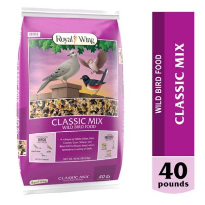 Royal Wing Classic Mix Wild Bird Food, 40 lb. Price pending