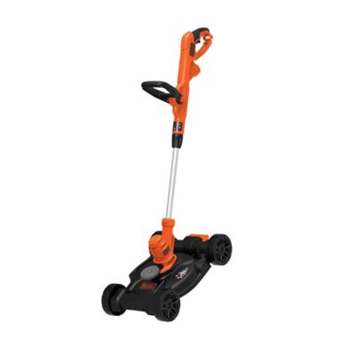 Black & Decker 12 in. 6.5A Electric 3-in-1 Compact Lawn Mower at