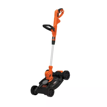 Black & Decker 12 in 6.5 Amp 3-in-1 Compact Electric Lawn Mower Push Trimmers