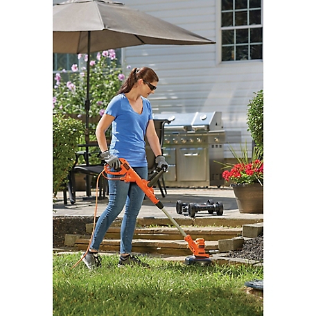 Black & Decker 12 in. 6.5A Electric 3-in-1 Compact Lawn Mower at Tractor  Supply Co.