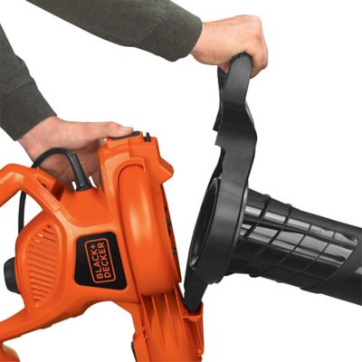 Image showing 5 th Black & Decker 230 MPH 12A Corded Handheld Leaf Blower and Vacuum