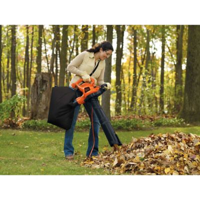 Image showing 6 th Black & Decker 230 MPH 12A Corded Handheld Leaf Blower and Vacuum