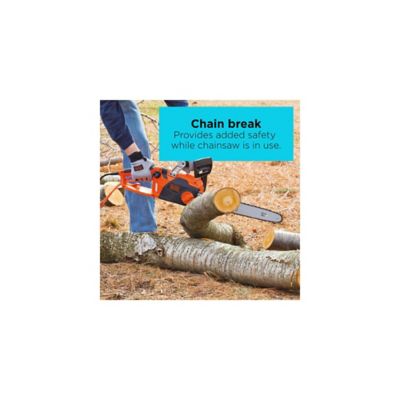 Image showing 7 th Black & Decker 18 in., 15 Amp Corded Chainsaw