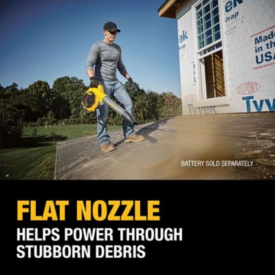 Image showing  129 MPH/423 CFM 60V MAX Cordless Handheld Jobsite Leaf Blower, Battery and Charger Not Included