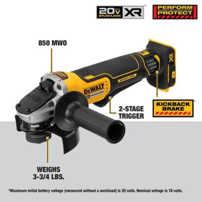 Image showing  4.5 in. Dia. 20V Max XR Brushless Grinder Tool