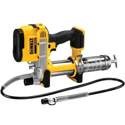 DeWALT DCGG571B 20V MAX Li-Ion Grease Gun (bare tool) In addition, I used this tool as a crewman on an M1A1 tank, and it was the envy of the company