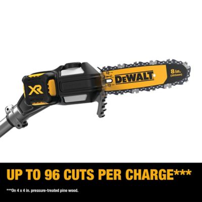 Image showing  8 in. 20V Cordless Pole Saw and Pole Hedge Trimmer Combo Kit, Battery and Charger Included