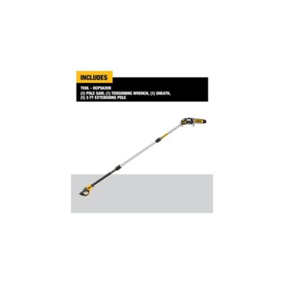 Image showing  8 in. 20V Max Cordless Pole Saw, Battery and Charger Not Included