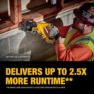 Image showing 6 th DEWALT 20V Max Cordless XR Brushless Compact Reciprocating Saw, Bare Tool