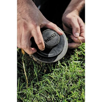 Image showing 8 th DEWALT 13 in. 20V Straight Shaft Cordless String Trimmer, Battery and Charger Included