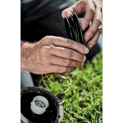 Image showing 9 th DEWALT 13 in. 20V Straight Shaft Cordless String Trimmer, Battery and Charger Included