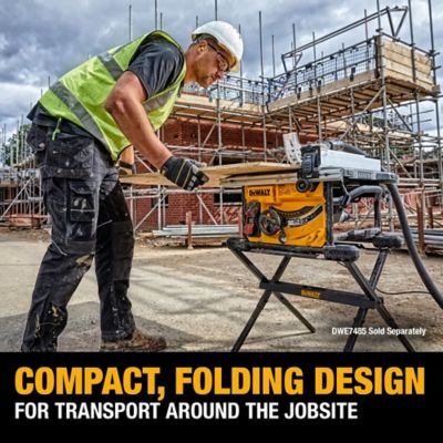 Image showing  100 lb. Capacity Compact Table Saw Stand