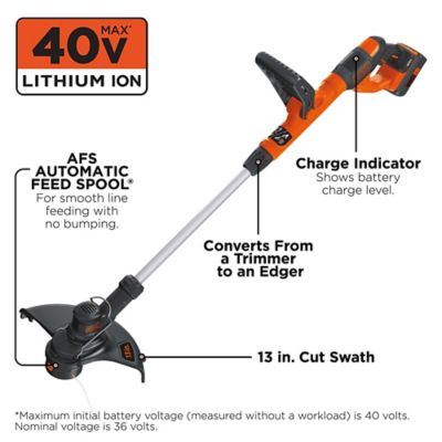 Image showing  2 pc. 40V MAX Lithium String Trimmer Combo Kit