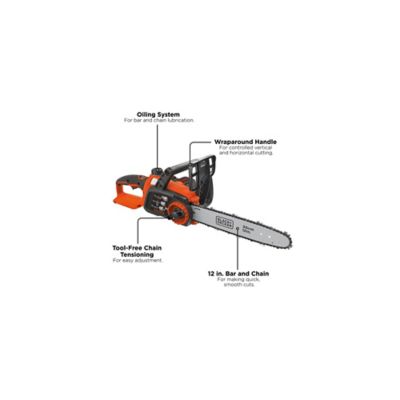 Image showing  12 in. 40V Max Cordless Chainsaw, Battery and Charger Included