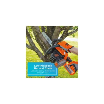 Image showing 6 th Black & Decker 12 in. 40V Max Cordless Chainsaw, Battery and Charger Included