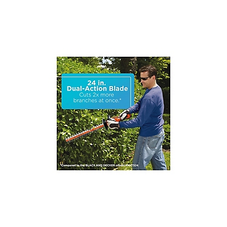 Black & Decker 24 in. 40V Lithium Cordless Hedge Trimmer at Tractor Supply  Co.