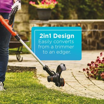 Image showing  13 in. 40V Max Straight Shaft Cordless String Trimmer/Edger, Battery and Charger Included