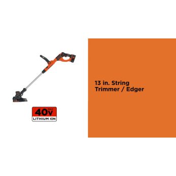 Black Decker LST140C 13 in. Cordless 40V MAX Lithium Ion String