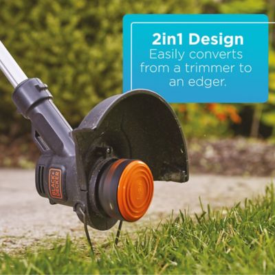 Image showing  LST201 10 in. 20V MAX Straight Shaft Cordless String Trimmer/Edger, Battery and Charger Included