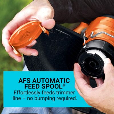 Image showing 7 th Black & Decker 12 in. 20V Cordless Electric Push Lawn Mower/Trimmer Kit