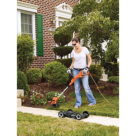 Black & Decker MTE912 12 in. 6.5A Corded Electric Push Lawn Mower