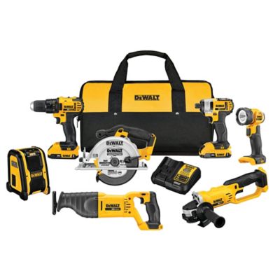 DeWALT DCK720D2 20V Max Lithium-Ion Compact 7-Tool Combo Kit