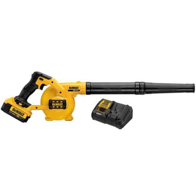 Image showing  100 CFM 20V Max Cordless Handheld Leaf Blower, Battery and Charger Included