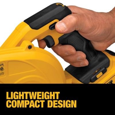 Image showing 8 th DEWALT 100 CFM 20V Max Cordless Handheld Leaf Blower, Battery and Charger Included