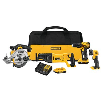 DeWALT 20V Max Compact 4-Tool Combo Kit