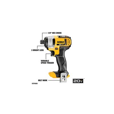 Image showing 5 th DEWALT Cordless 20V Combo Tool Kit, 5 pc.