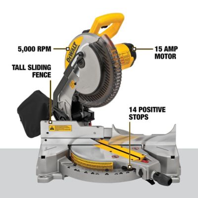 Image showing 6 th DEWALT 10 in. 15A Compound Miter Saw