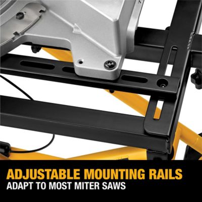 Image showing  32.5 in. x 98 in. Rolling Universal Miter Saw Stand