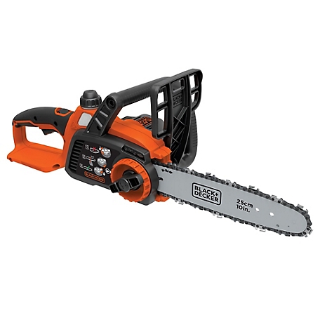 Black & Decker LCS1020 10 in. 20V Cordless Max Lithium-Ion Chainsaw, LCS1020