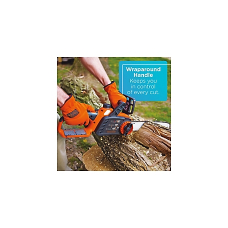 Black+Decker 10 Battery Powered Chainsaw Kit (Battery & Charger