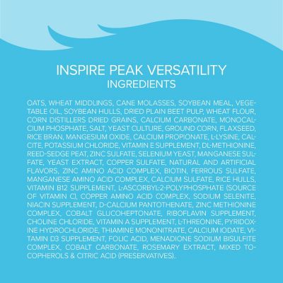 Image showing  Inspire Peak Versatility Textured Horse Feed, 50 lb. Bag