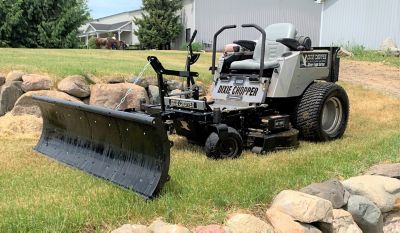 Image showing  Mounted 64 in. Zero-Turn Mower Plow