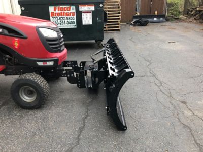 Image showing  Mounted 49 in. Lawn Tractor Plow